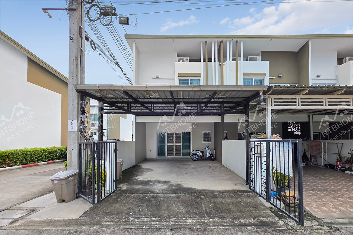 City Sense Rattanathibet-Liang Mueang Non, corner plot, complete extension, ready to move in, near Central Northville, Maha Jesadabodintharanusorn Bridge.