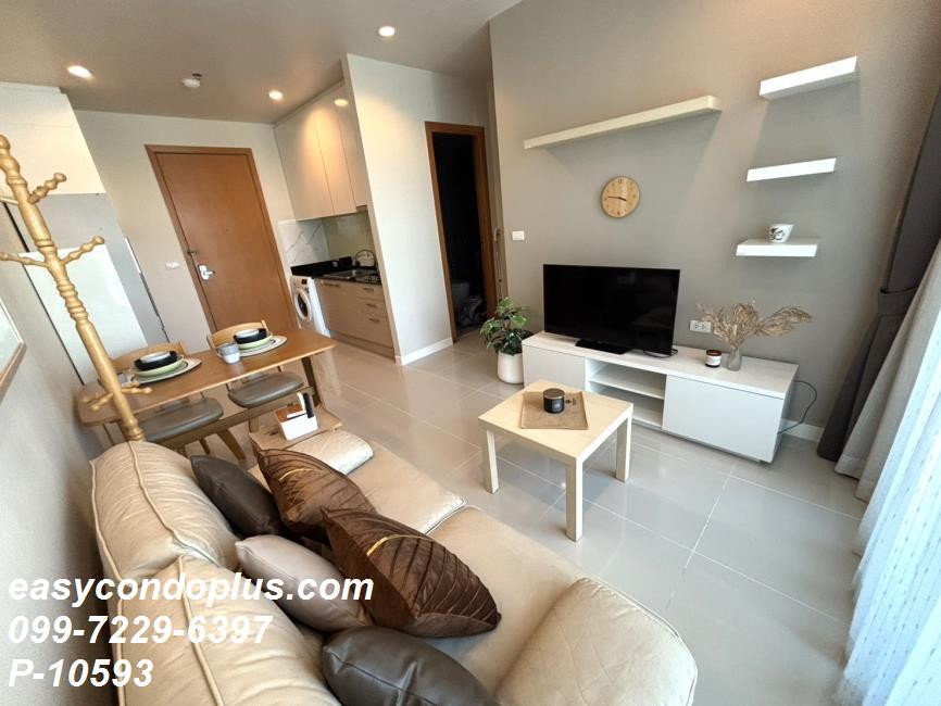 💥[ 𝐏-𝟏𝟎𝟓𝟗𝟑 ] FOR RENT : Circle Condominium 1 ( เซอร์เคิล คอนโดมิเนียม ) ชั้นสูง 32 ใกล้ MRT เพชรบุรี & ARL มักกะสัน 𝟏𝟗,𝟓𝟎𝟎 บาท/ด. | Line: @easycondoplus | 099-229-6397 – รูปที่ 2