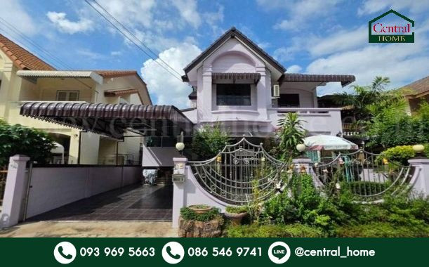 2-story detached house, 50.1 sq m, Phannikar, Bang Waek Road, house ready to move in, good condition, cheap price.