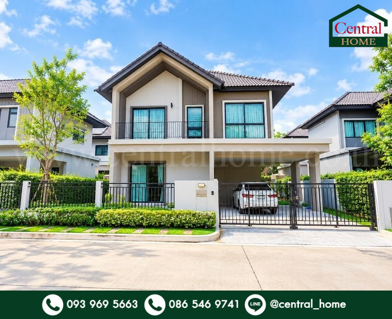 Single-detached house, Venue Portrait, Don Mueang - Chaengwattana, built-in throughout, selling cheaply, below appraised price. Near the Red Line MRT