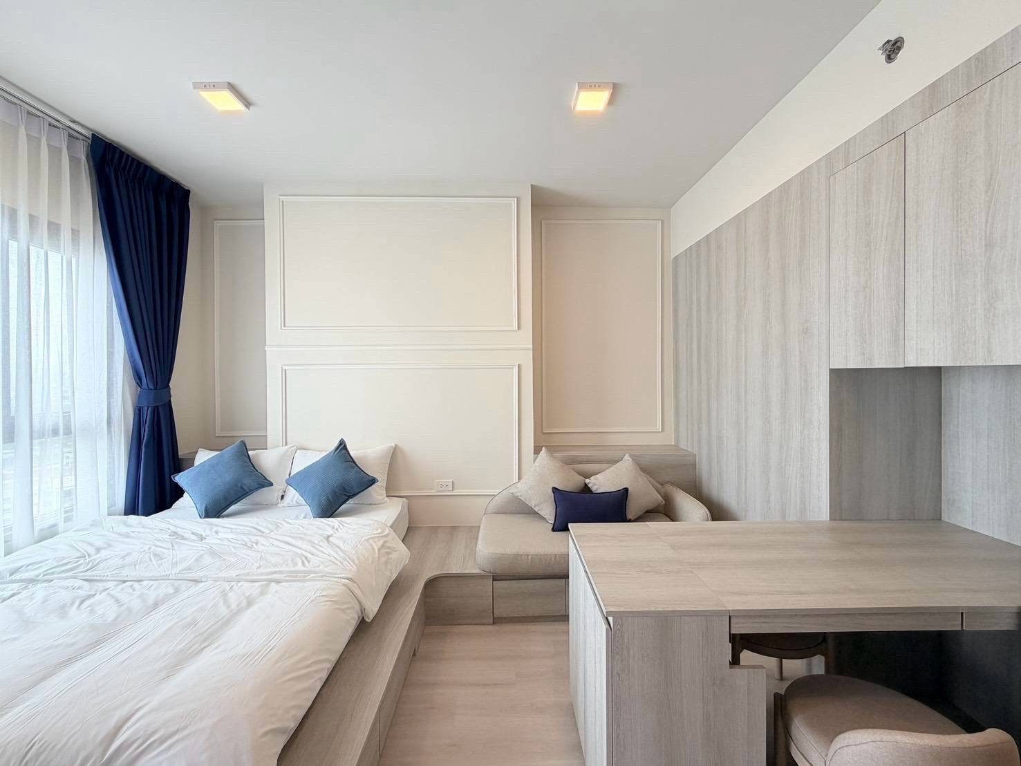 🏙️✨ FOR RENT | COBE Ratchada-Rama 9 ✨🏙️  คอนโดให้เช่าทำเลศักยภาพ ใจกลางย่านรัชดา–พระราม 9 เหมาะสำหรับคนทำงานและคนเมืองที่ต้องการความสะดวกสบาย พร้อมใช้ชีวิตในสไตล์โมเดิร์น 🖤  📍 COBE Ratchada-Rama 9  🏢 อาคาร A | ชั้น 25  📐 ขนาด 25.75 ตร.ม. 💰 ค่าเช่า  – รูปที่ 2