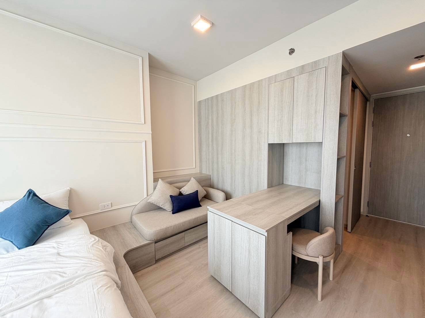 🏙️✨ FOR RENT | COBE Ratchada-Rama 9 ✨🏙️  คอนโดให้เช่าทำเลศักยภาพ ใจกลางย่านรัชดา–พระราม 9 เหมาะสำหรับคนทำงานและคนเมืองที่ต้องการความสะดวกสบาย พร้อมใช้ชีวิตในสไตล์โมเดิร์น 🖤  📍 COBE Ratchada-Rama 9  🏢 อาคาร A | ชั้น 25  📐 ขนาด 25.75 ตร.ม. 💰 ค่าเช่า  – รูปที่ 4