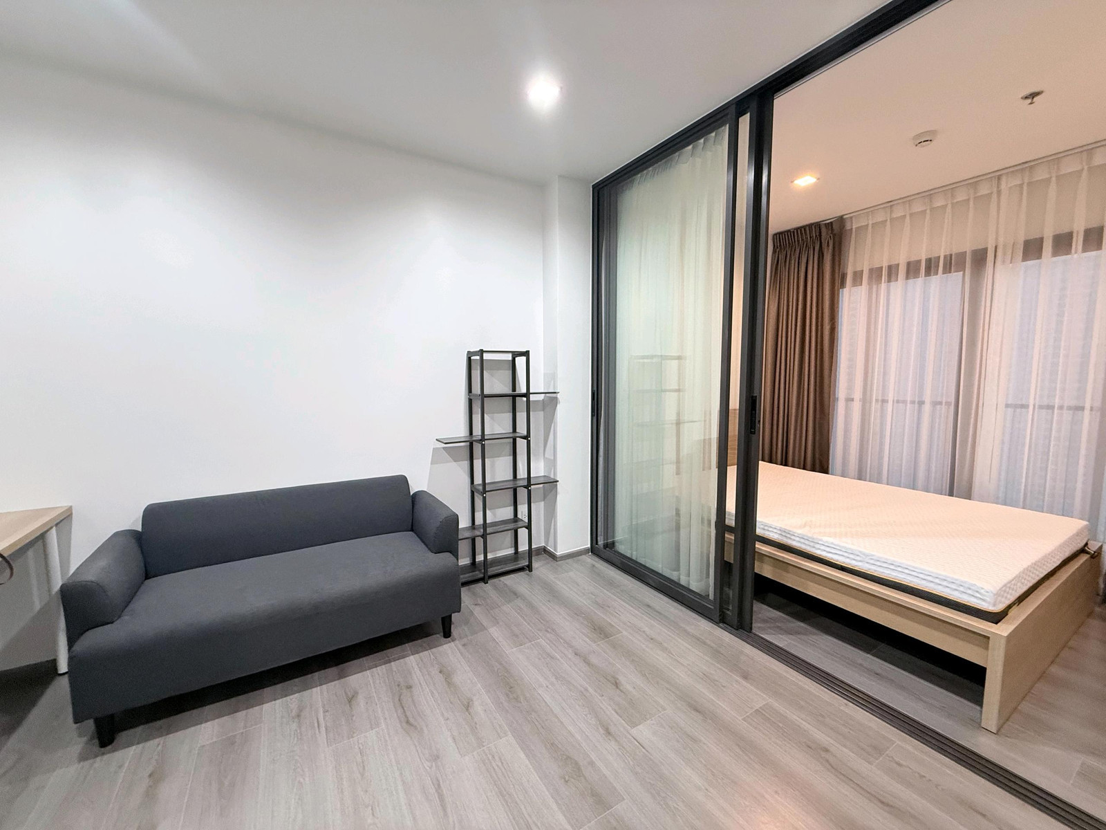 📌Condo for rent, Chao Phraya River view, The Politan aqua 🏢 near Sanambinnam 📌Private atmosphere 🍃 Newly decorated, fully furnished, ready to move in, 30.74 sq m., only 14,000/month‼️ .