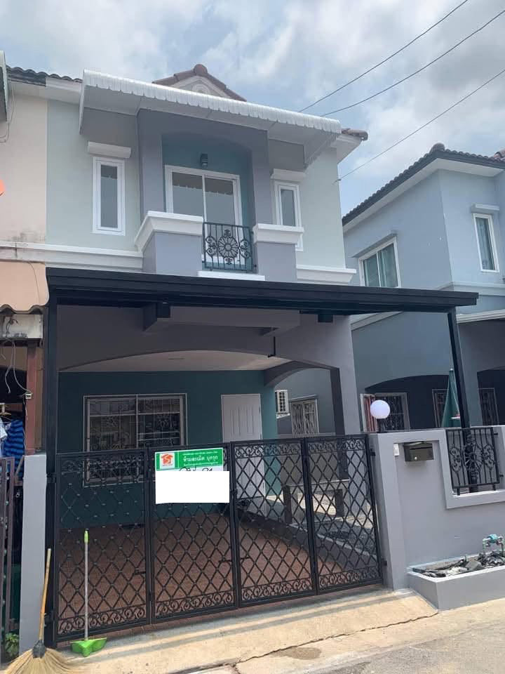 🔥 Special promotion, immediate discount! Corner townhouse, 23 sq m, wide area, from normal 11,000.- to only 9,800 baht/month! 💥📌 KC Cluster Village, Thai Raman Road – รูปที่ 2