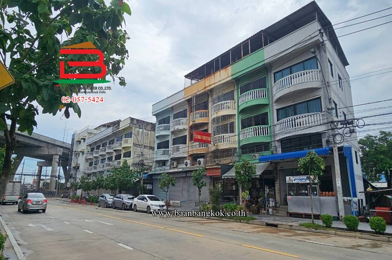 Commercial building, 3 and a half floors, Rama 2 Soi 82 (near Bang Bon Fire Department), area 17.1 sq m., Samae Dam Subdistrict, Bang Khun Thian District.