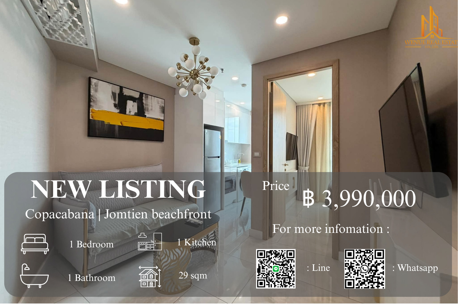 OPACABANA JOMTIEN BEACH | HOT PRICE: ฿3.99M OPACABANA JOMTIEN BEACH | HOT PRICE: ฿3.99M
