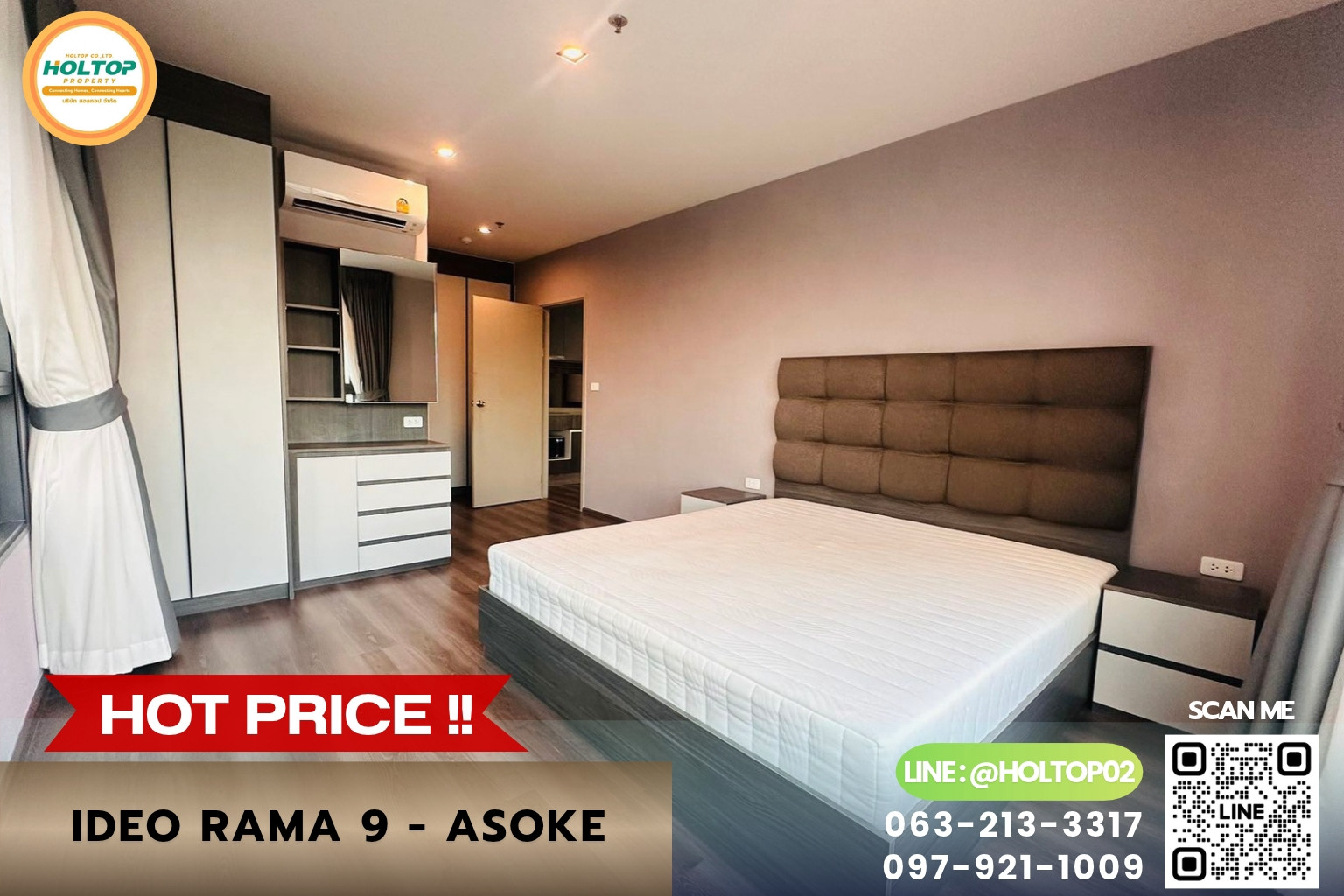#E1720💕270969For Rent IDEO Rama 9 - Asoke #E1720💕270969For Rent IDEO Rama 9 - Asoke