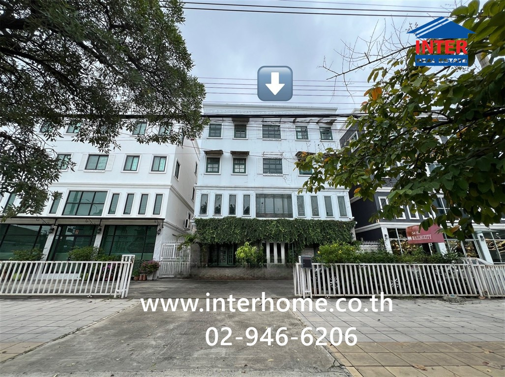 Commercial building 3.5 floors, 62.5 sq m. Commercial building near Thonburi Market (Sanam Luang 2), Phutthamonthon Sai 3 Road, Thawi Watthana Road, Thawi Watthana District, Bangkok. – รูปที่ 3