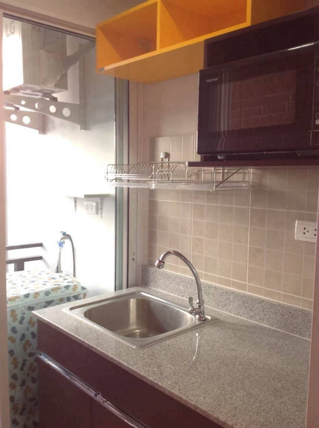 ให้เช่าคอนโด  รีเจ้นท์โฮม สุขุมวิท 81 (Regent Home Sukhumvit 81)  ตึก B ชั้น 6  พื้นที่ 28 Sqm  แบบห้อง 1BD  (1 นอน 1 น้ำ)   เฟอร์นิเจอร์ เครื่องใช้ไฟฟ้าครบ พร้อมอยู่ วิว สระสวน ค่าเช่า 12,000 บาท/เดือน – รูปที่ 4