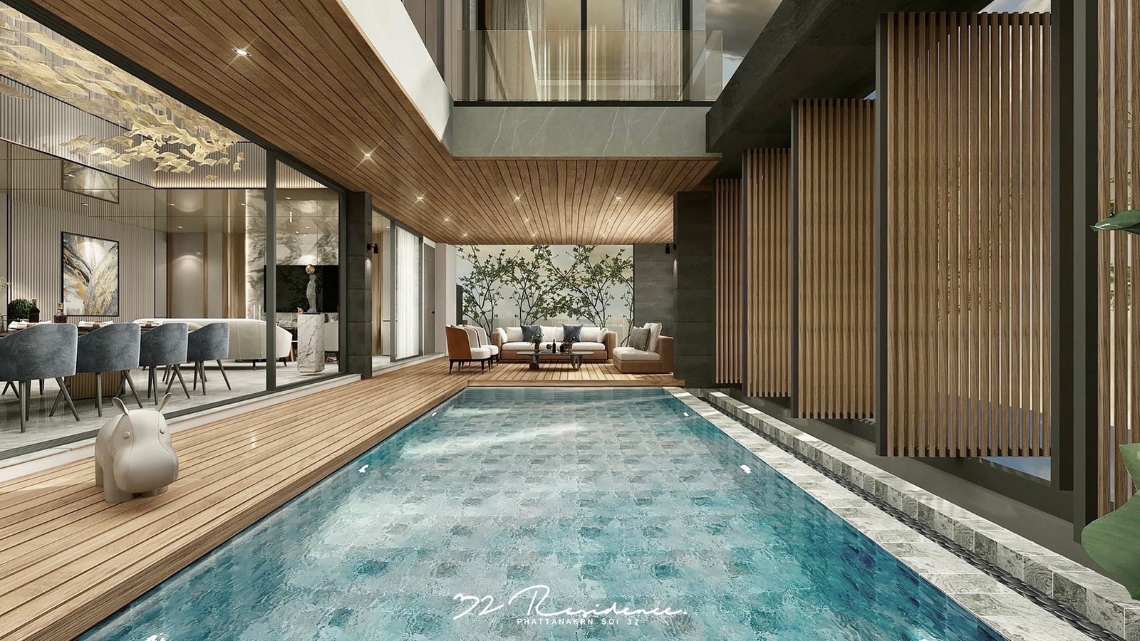 บ้านเดี่ยวLuxury3ชั้น พร้อมสระพูลวิลล่า ใจกลางพัฒนาการ 32  – รูปที่ 3