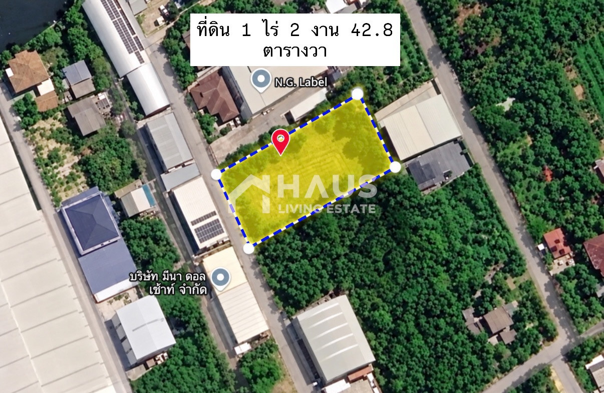 🔥 ขายที่ดิน พระราม 2 ซอย 44 🔥 Sale Land Rama 2 Soi 44, 1 Rai 2 Ngan 42.8 Sq.wa / 1 ไร่ 2 งาน 42.8 ตารางวา #LRM2001