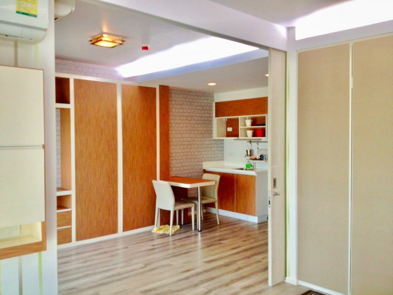 เมืองทองธานี 900ม. 34.27ตร.ม.พร้อมเฟอร์ฯ Double Lake Condo เมืองทองธานี 1 นอน 1 น้ำ ชั้น7 ฝั่งทิศเหนือ ใกล้ตลาดบุญเจริญ – รูปที่ 2