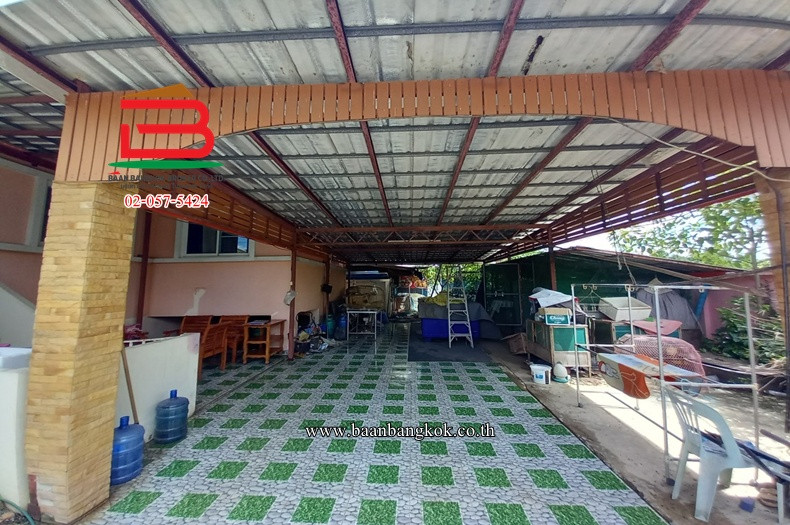 Single house, Soi Chom Thung 23/1, area 120 square meters, near Supakorn Khlong Si Village, Khlong Luang Road, Khlong Si Subdistrict, Khlong Luang District. Pathum Thani Province – รูปที่ 2