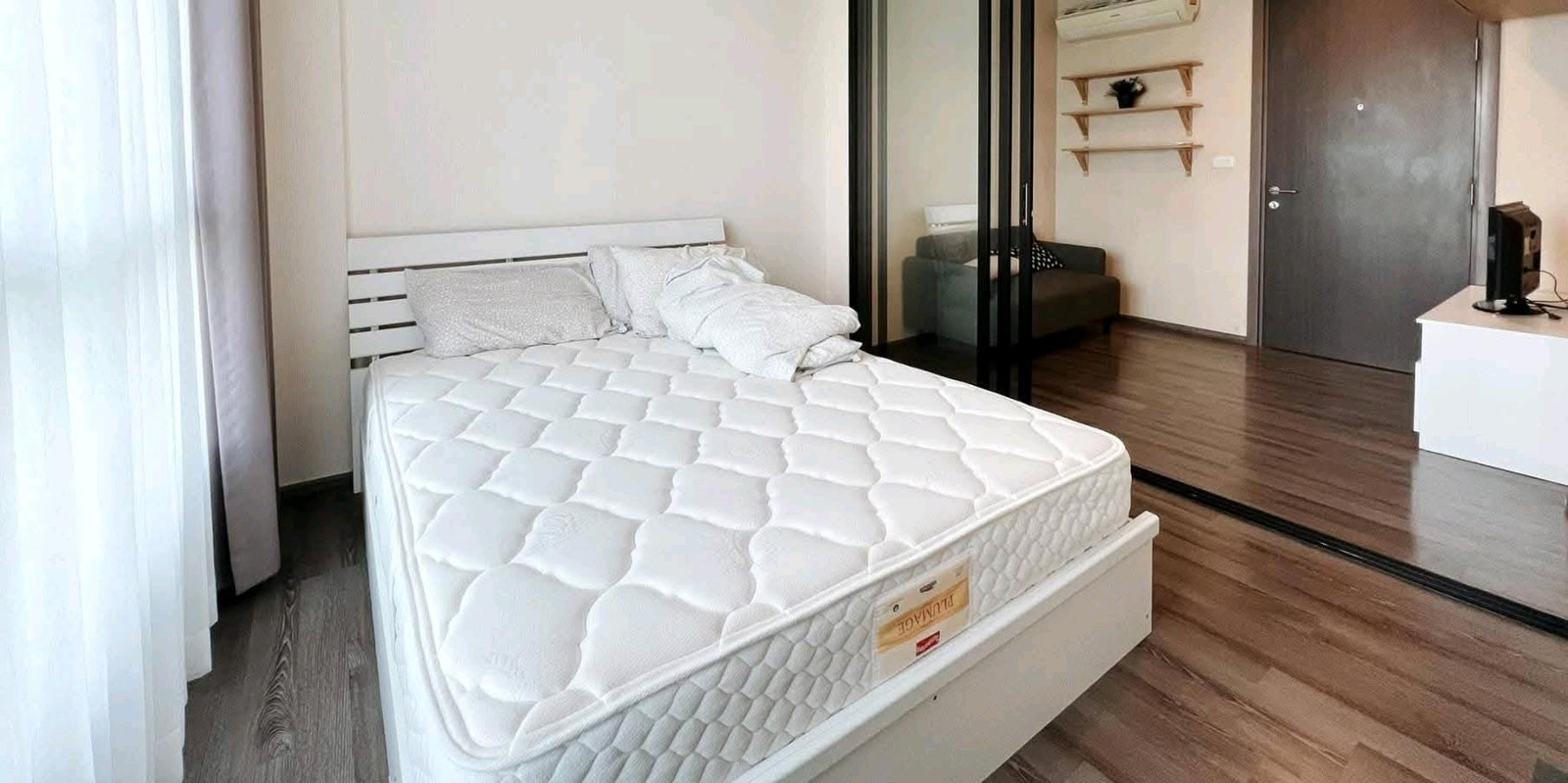 **not avaliable** Condo room for rent, good view at The Base Park West Bts On Nut. – รูปที่ 3