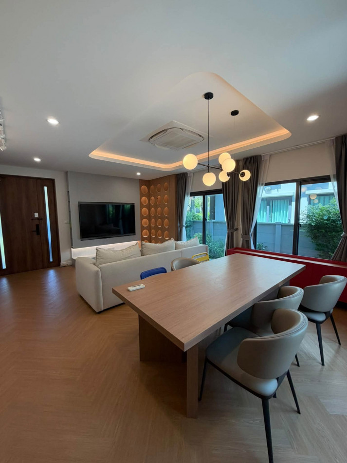 ให้เช่า บ้านแฝด สไตล์บ้านเดี่ยว 3 ชั้น บ้านกลางเมือง ดิอิดิชั่น บางนา 241 ตรม 37 ตรว พร้อมอยู่เฟอร์นิเจอร์ น้ำไม่ท่วม 5 นาทีถึง Mega Bangna – รูปที่ 3