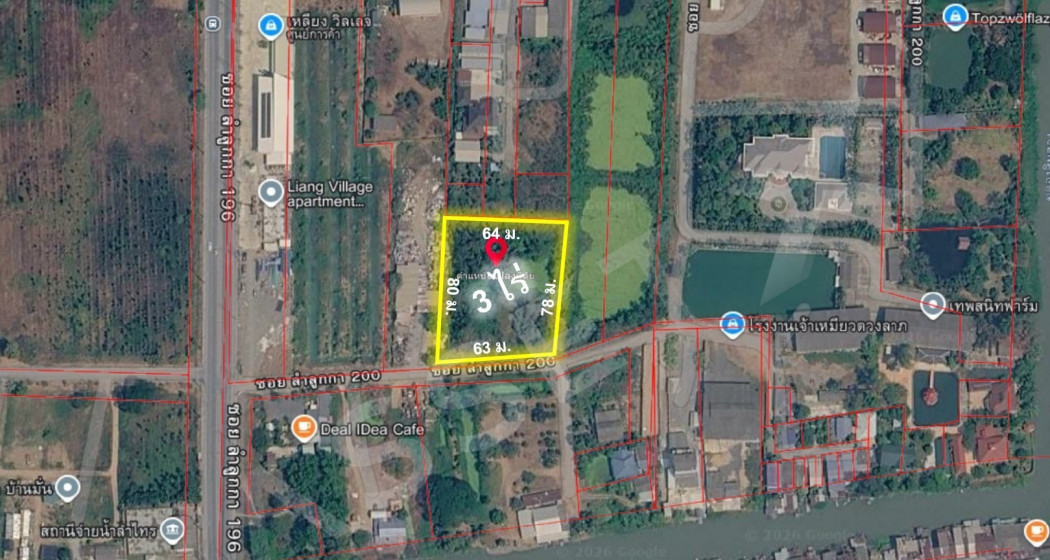 ขาย ที่ดิน ซอยลำลูกกา 200 ปทุมธานี ผังเมืองสีแดง • โอกาสพัฒนาที่อยู่อาศัยและธุรกิจ* ใกล้ KIS International School • Rainwood Park 3 ไร่ ขาย ที่ดิน ซอยลำลูกกา 200 ปทุมธานี ผังเมืองสีแดง • โอกาสพัฒนาที่อยู่อาศัยและธุรกิจ* ใกล้ KIS International School • Rainwood Park 3 ไร่