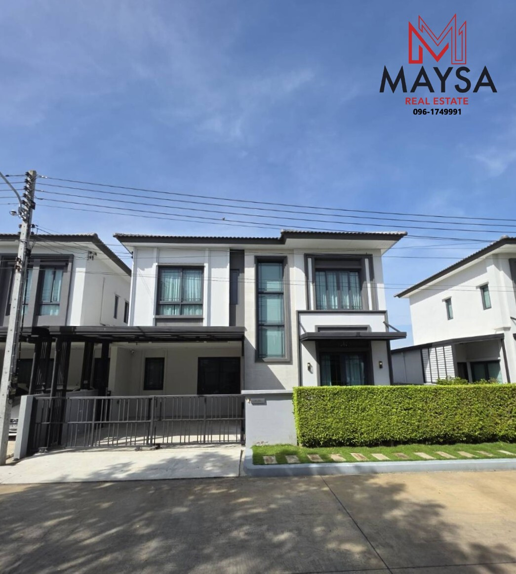 🏠 ให้เช่าบ้านเดี่ยว แกรนด์พลีโน่ พหลฯ-วิภาวดี 2 เดือนละ 34000 บาท 🎉 ใกล้ Future Park รังสิต (Zpell) 3 กม. เฟอร์นิเจอร์และเครื่องใช้ไฟฟ้าบางส่วน พร้อมเข้าอยู่  ✅✅ ❤️ บ้านสวย ใหม่ สภาพนางฟ้า ❤️ 
