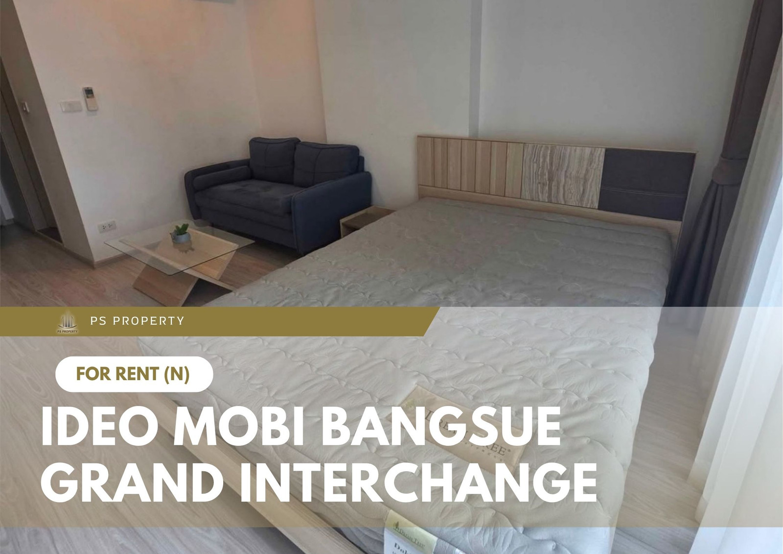 ให้เช่า ✨ IDEO Mobi Bangsue Grand Interchange ✨ เฟอร์นิเจอร์ และ เครื่องใช้ไฟฟ้าครบ ใกล้ MRT เตาปูน