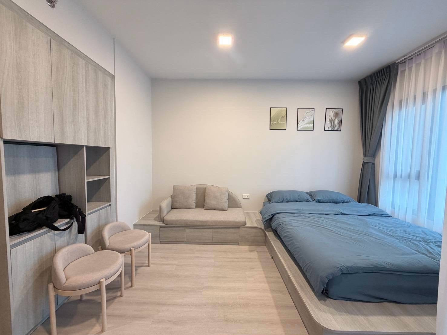 🏙️✨ FOR RENT | COBE Ratchada-Rama 9 ✨🏙️  ห้องสวยให้เช่า ทำเลดีใจกลางเมือง เดินทางสะดวก เหมาะสำหรับคนทำงานและนักศึกษาที่กำลังมองหาคอนโดพร้อมอยู่ในราคาสุดคุ้ม! 💖  📍 โครงการ CO-BE Ratchada-Rama 9  🏢 อาคาร D | ชั้น 8 | ห้อง 08 📐 ขนาด 24.81 ตร.ม. 💰 ค่าเ