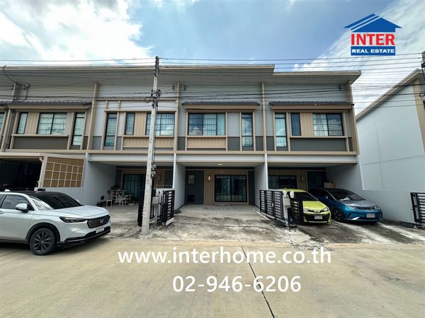 Townhome, 2 floors, 22.3 sq m, Siri Place Village, Rangsit-Khlong 2, Soi Bongkot 48, Rangsit-Nakhon Nayok Road. Road along Khlong Song, Khlong Luang, Pathum Thani