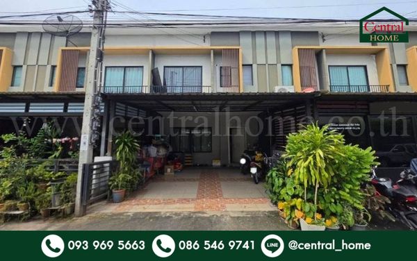 Townhouse, 2 floors, 21 sq m, The Connect 35, Phatthanakan 38, good location, cheap price.