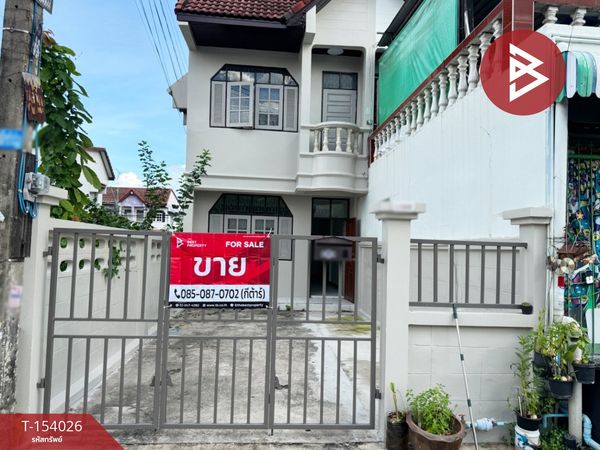 Townhouse for sale, area 19 square meters, Burapha City Village, Bang Wua, Chachoengsao.