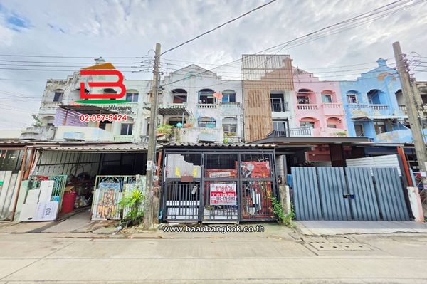 3-story townhome, area 23.8 sq m, Soi Ramintra 115, Ramintra Road, Minburi Subdistrict, Minburi District
