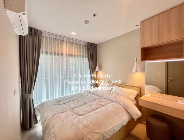*** Condo for rent : Life Asoke-Rama9  1 Bed Nice decorated High floor Fully furnished Close kitchen  near MRT Rama9 🔥🔥🔥***