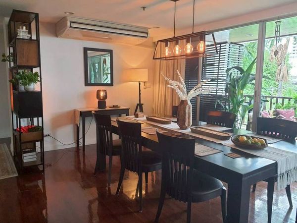 #PetFriendly #SathornGalleryResidences, Silom Area, large Unit 200sqm.3Beds 3Bath Fully Furniture Rent 100,000Baht.