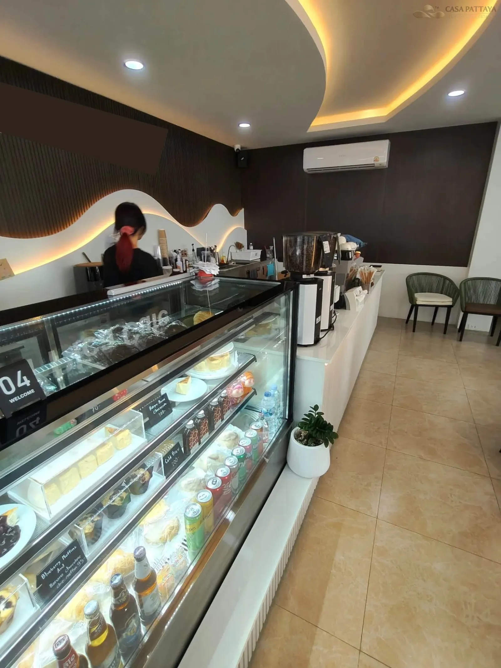 เซ้งกิจการร้านกาแฟ พร้อมห้องพักให้เช่า ทำเลเขาพระตำหนัก