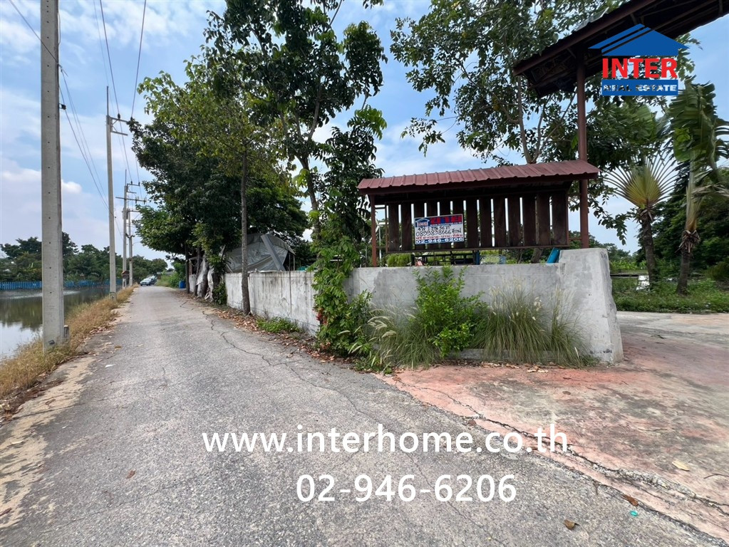 Empty land 4 rai 156 sq m. Empty land, Soi Mo Leng (Soi Thetsaban 1), Pratum Thani-Sam Khok-Sena Road. Pathum Thani-Bang Len Road (346) Sam Khok, Pathum Thani – รูปที่ 2