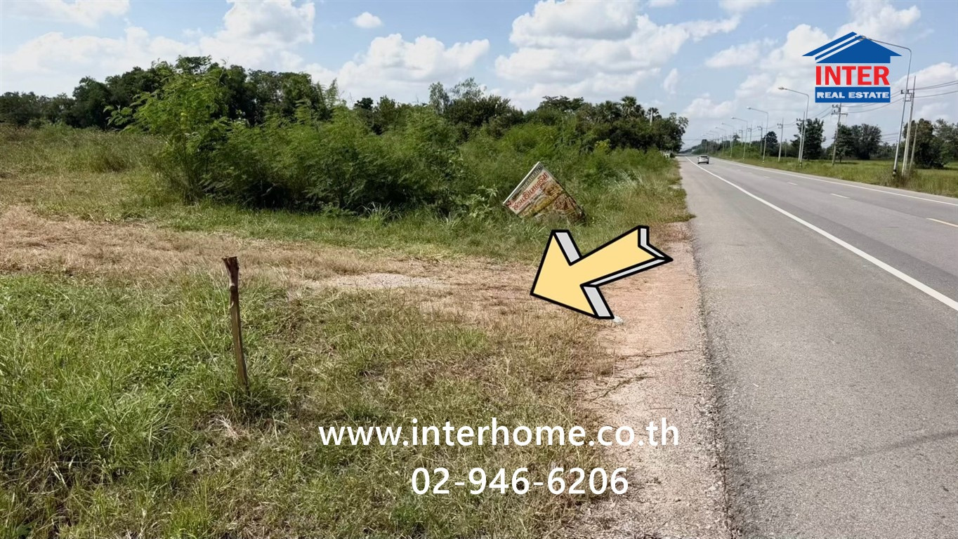 Empty land 4 rai 235.2 sq m, land for rent in Khon Kaen, Mueang Phon land, long-term rental, Khon Kaen, opposite the entrance to Ban Khok Si, Road 2233, AH12 Asia Road. Suphasit Uthit Road, Phon, Khon Kaen – รูปที่ 3
