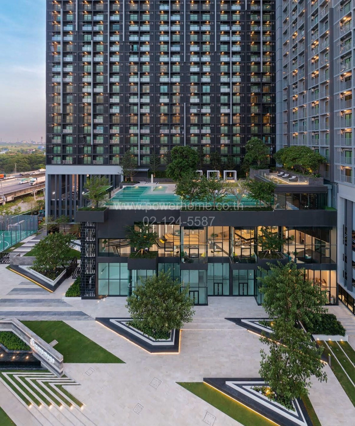 Condominium 35 floors, A Space Me Bangna 1, good location near Mega Bangna shopping center. – รูปที่ 4