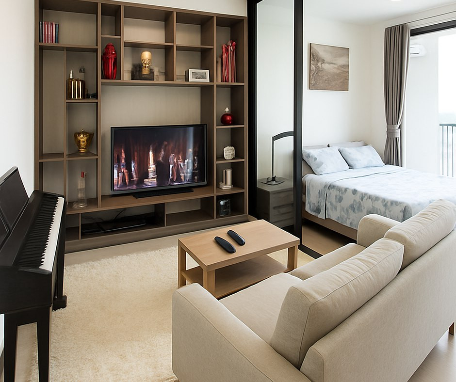 🐱🐶 ห้ามพลาด! Pet Friendly ราคาดีที่สุดในตึก Maestro 02 Ruamrudee 1 Bed 1 Bath 28.72 sqm 24,000 ติดต่อ 0968623850 🐱🐶