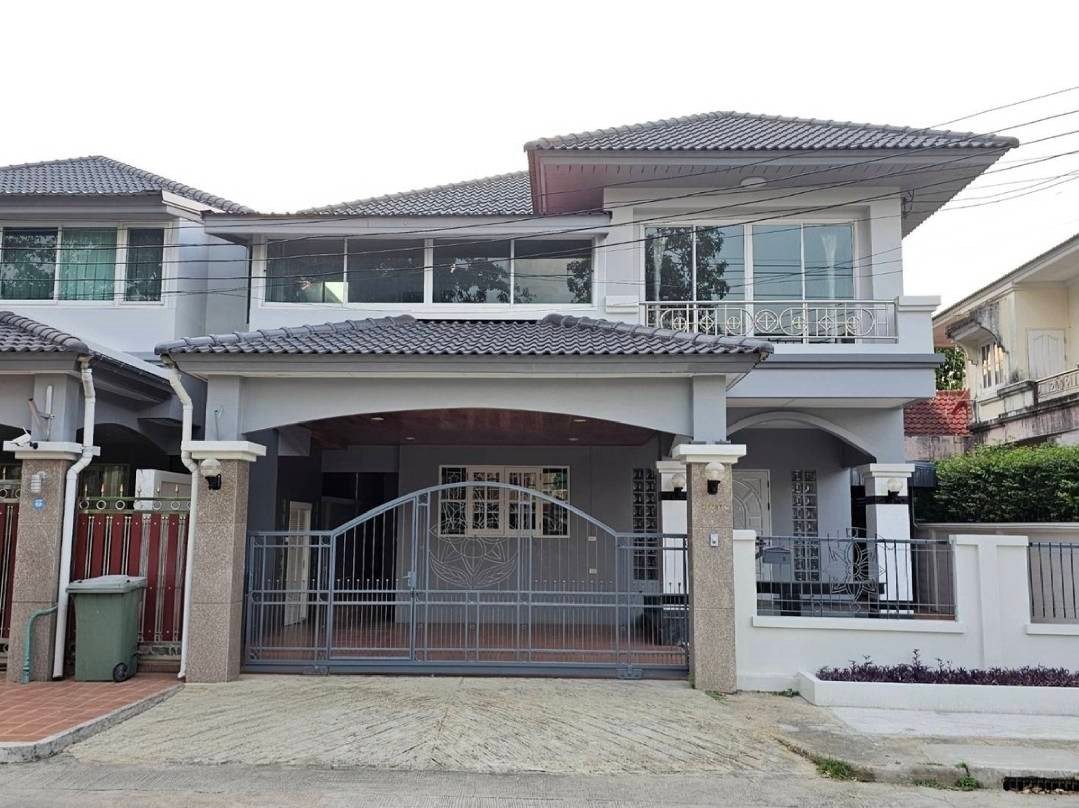 Single house for rent, flower garden, near Design Village, Phutthamonthon Sai 3, just 3 minutes.