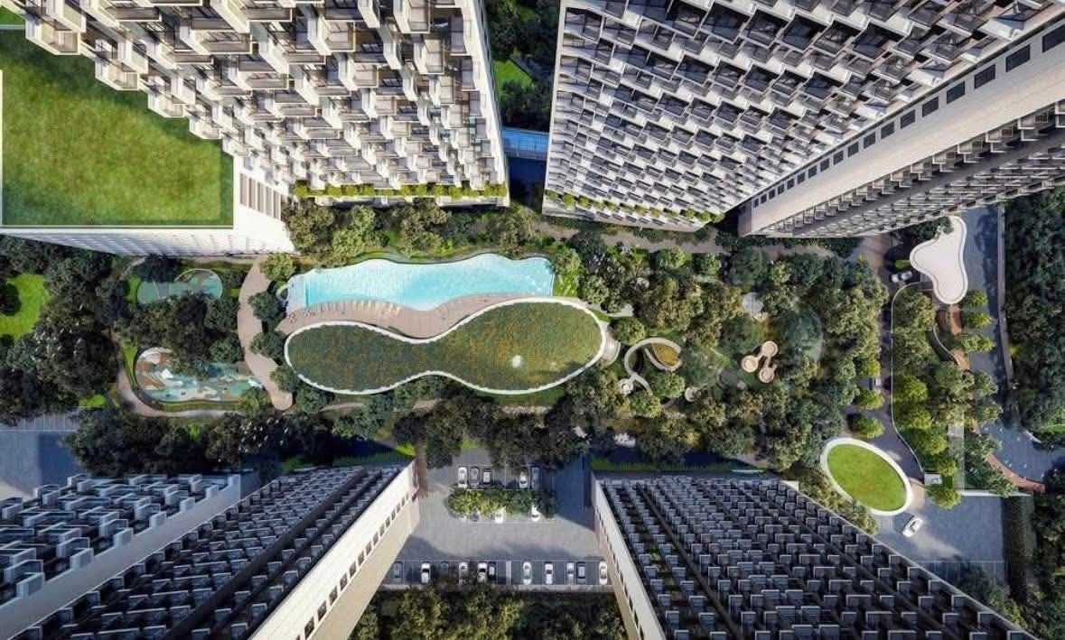 Noble Creat Condo Ekkamai-Ramindra, corner room 40 sq m, Building F, pets allowed. – รูปที่ 2