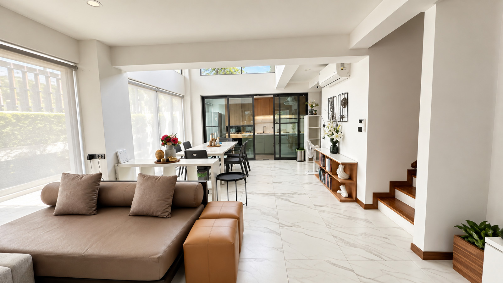 Home office for rent, 4 floors, Sukhumvit 101 | 350 sq m. | 3 bedrooms, 5 bathrooms | 4 car parking spaces | 120,000 baht/month Apartment101巷四层住办楼｜350平方米｜3卧4卫｜4个停车位｜月租120,000泰铢 For Rent: 4-Storey Home Office, Sukhumvit 101 | 350 sq.m. | 3 Beds, 4 Baths | – รูปที่ 3
