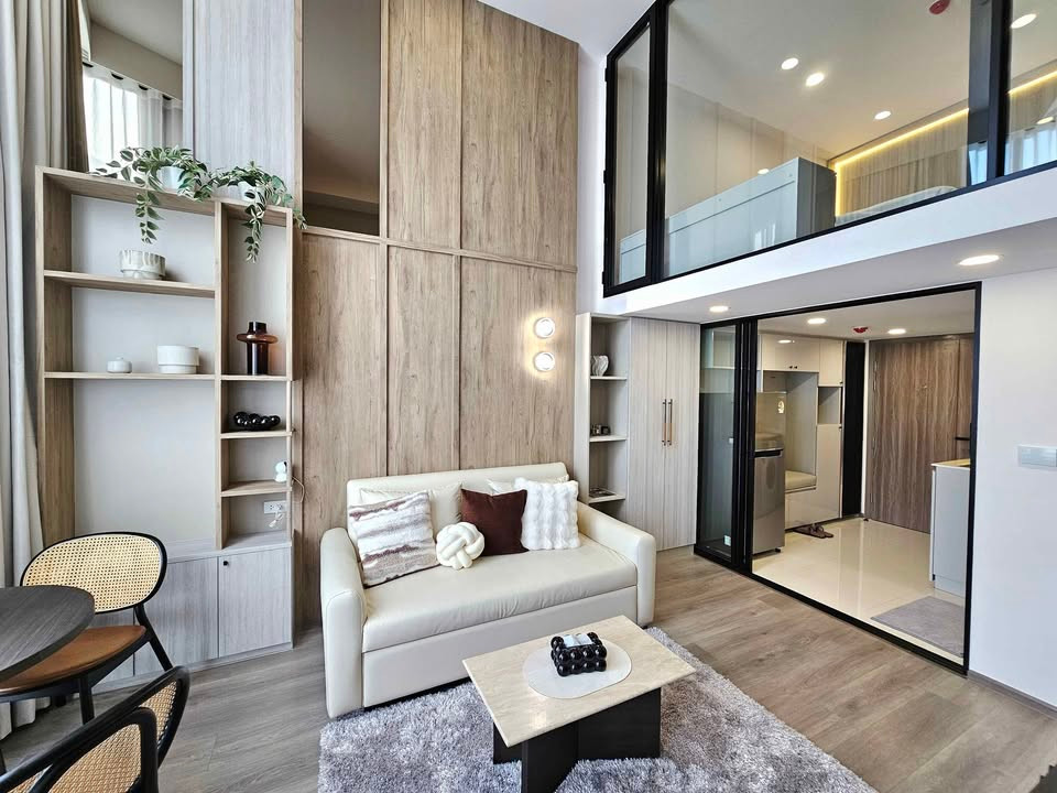 ปล่อยเช่า ห้อง Duplex แต่งสวย ใกล้ BTSพระโขนง เพียง 150 ม. เดินทางสะดวก Knightsbridge Space Rama4-Sukhumvit