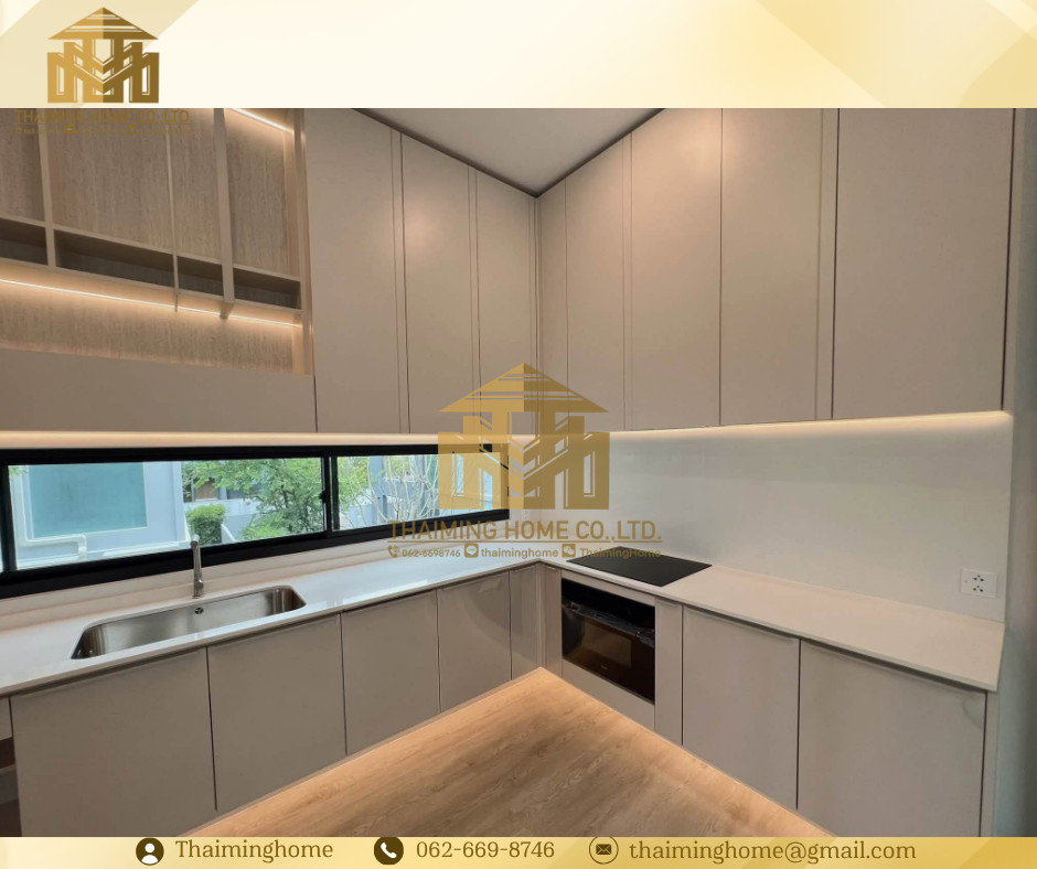 ให้เช่าบ้านเดี่ยว3ชั้น VIVE กรุงเทพกรีฑา พร้อมลิฟท์ส่วนตัว 4ห้องนอน 5ห้องน้ำ จอดรถได้ 4คัน (TH8-9926) – รูปที่ 4