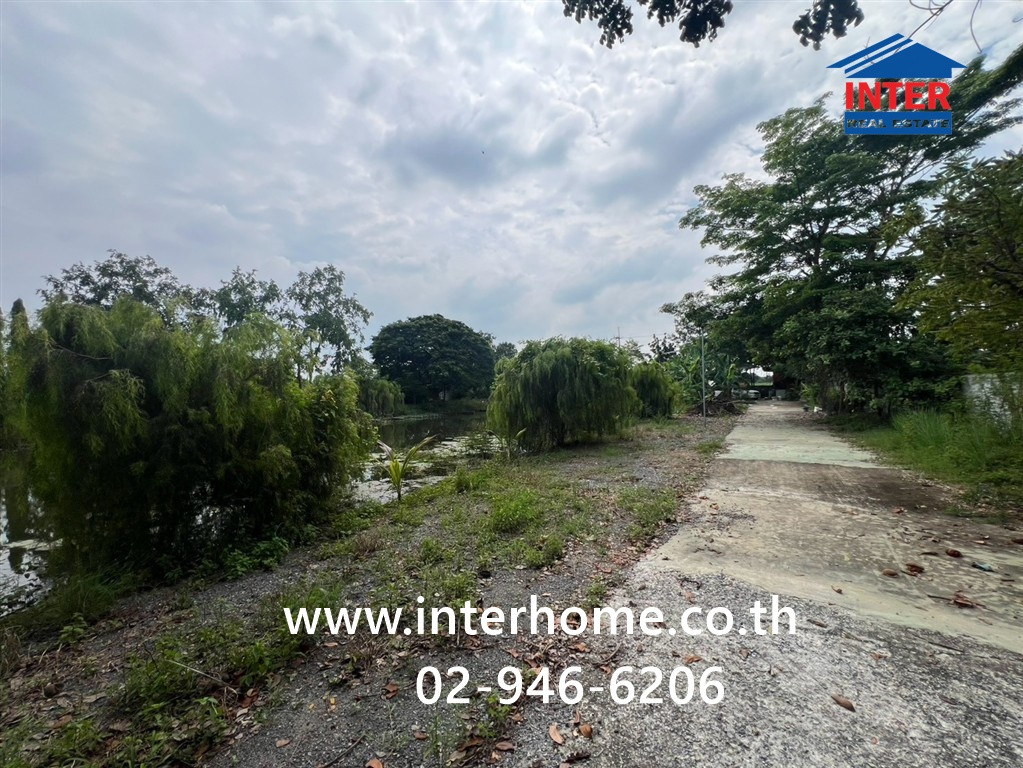 Empty land 4 rai 156 sq m. Empty land, Soi Mo Leng (Soi Thetsaban 1), Pratum Thani-Sam Khok-Sena Road. Pathum Thani-Bang Len Road (346) Sam Khok, Pathum Thani – รูปที่ 4
