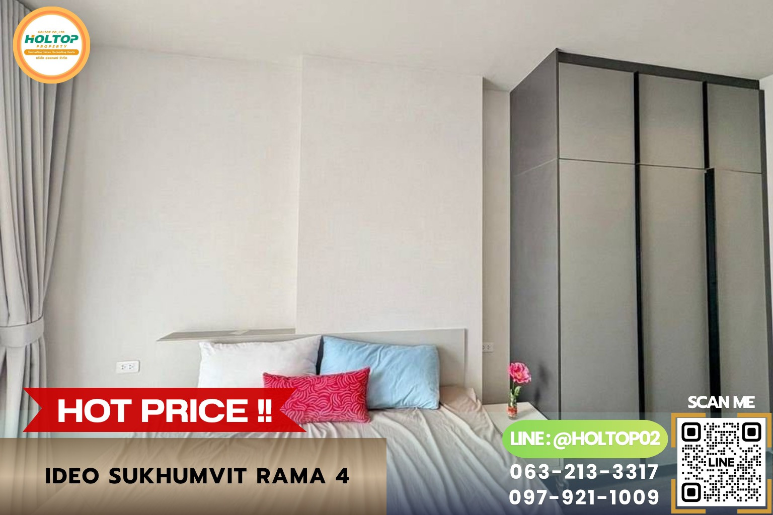 #R10961 Condo for rent IDEO Sukhumvit Rama 4.