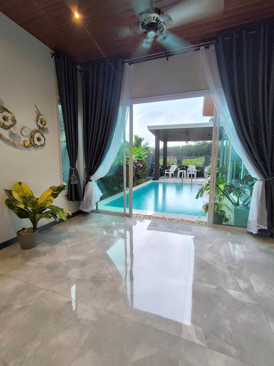 Luxury pool villa for sale, Thalang zone, Phuket, good location, near shopping malls, no flooding | 11.5 million baht – รูปที่ 2