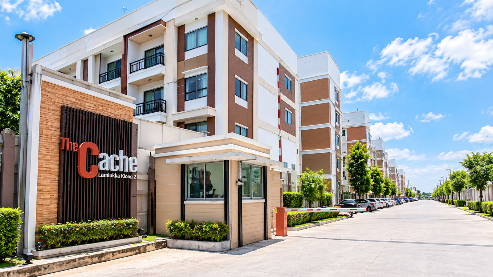 Cheap condo for sale, The Cache Lam Luk Ka Klong 2, with tenant, room 28.65 sq m., Building A1, 1st floor, Lam Luk Ka location, near the Green Line.