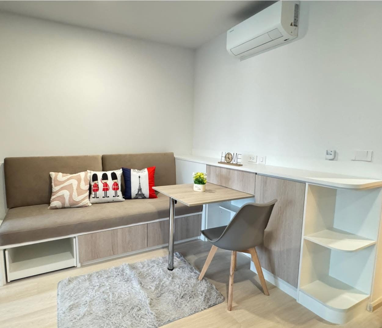 คอนโดสวยstyle minimal ! ปล่อยเช่าคอนโดสไตล์มินิมอล Aspire vibha-victpry วิวสูง ชั้น 19 เงียบสงบ ไม่ได้ยินเสียงรถไฟฟ้า! ขนาด32.7 ตร.ม ,แค่5นาที ถึงBTS อนุสาวรีย์  – รูปที่ 4