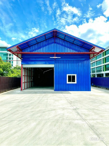 MRT BangKhae The Mall 1.28km Bangkae. 225sq.wah 900sq.m. on Phetkasem64-70 Warehouse Private Office for Rent 1 office room 3baths total – รูปที่ 2