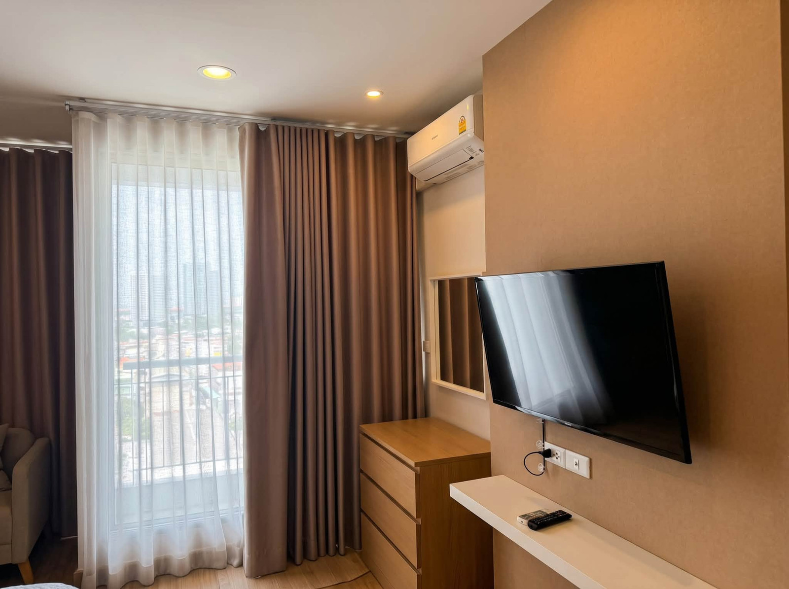 Beautiful room, high floor, fully furnished, very good quality!⭐️Life @ BTS Thaphra (Life @ BTS Tha Phra) – รูปที่ 3