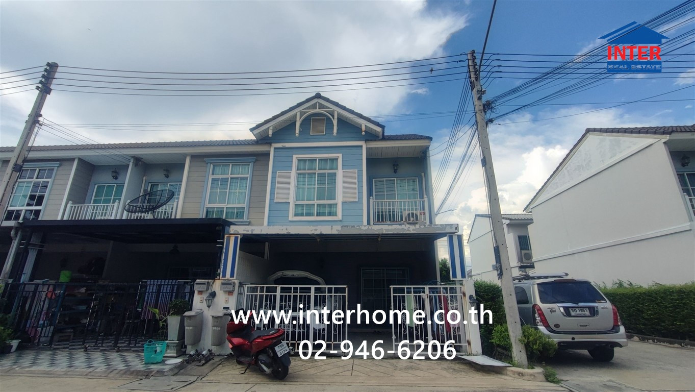 ทาวน์โฮม 2 ชั้น 20.9 ตร.ว. หมู่บ้านโมดิวิลล่า รังสิต ใกล้แยกวัดเสด็จ ซอยประกันสังคมปทุมธานี ถนนรังสิต-ปทุมธานี ถนนติวานนท์ เมืองปทุมธานี ปทุมธานี 