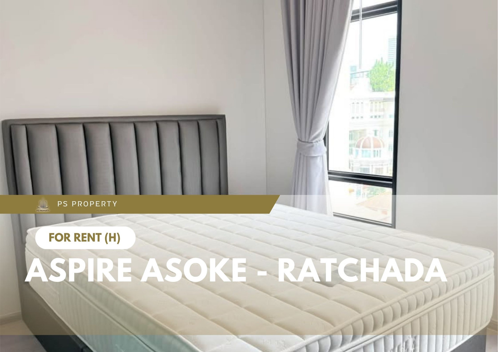 ให้เช่า 🔥 Aspire Asoke - Ratchada 🔥 เฟอร์นิเจอร์ และ เครื่องใช้ไฟฟ้าครบ ใกล้ MRT พระราม 9