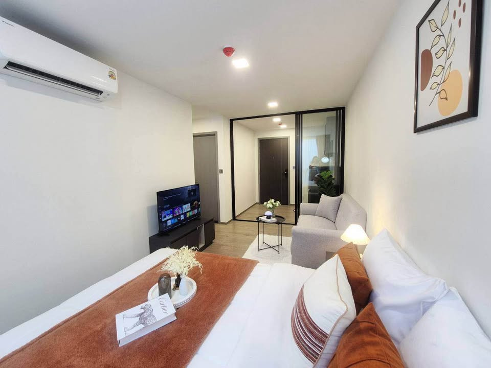 🟢 Low-rise condominium for rent, newly built, new room condition, unpacked. Ready to move in immediately, Maroon Ratchada 32 project. – รูปที่ 3