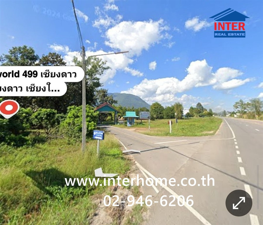 Empty land 3 rai 49 sq m, Thung Lakorn Village. Near Chiang Dao Provincial Court ถนนทางหลวงแผ่นดินหมายเลข107 (ถนนโชตนา) ถนนทุ่งละคร เชียงดาว เชียงใหม่ – รูปที่ 2